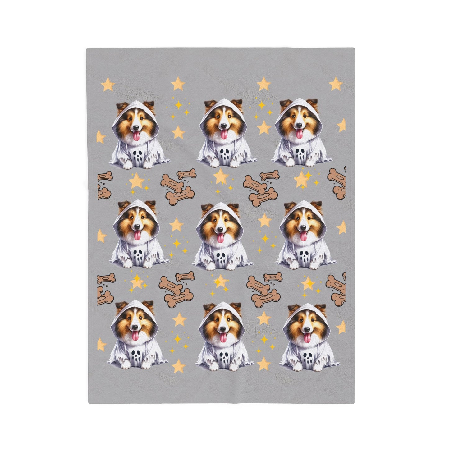 Cozy Dog-Themed Velveteen Plush Blanket | Perfect for Pet Lovers, Home Decor, Gifts, Snuggling, Holidays