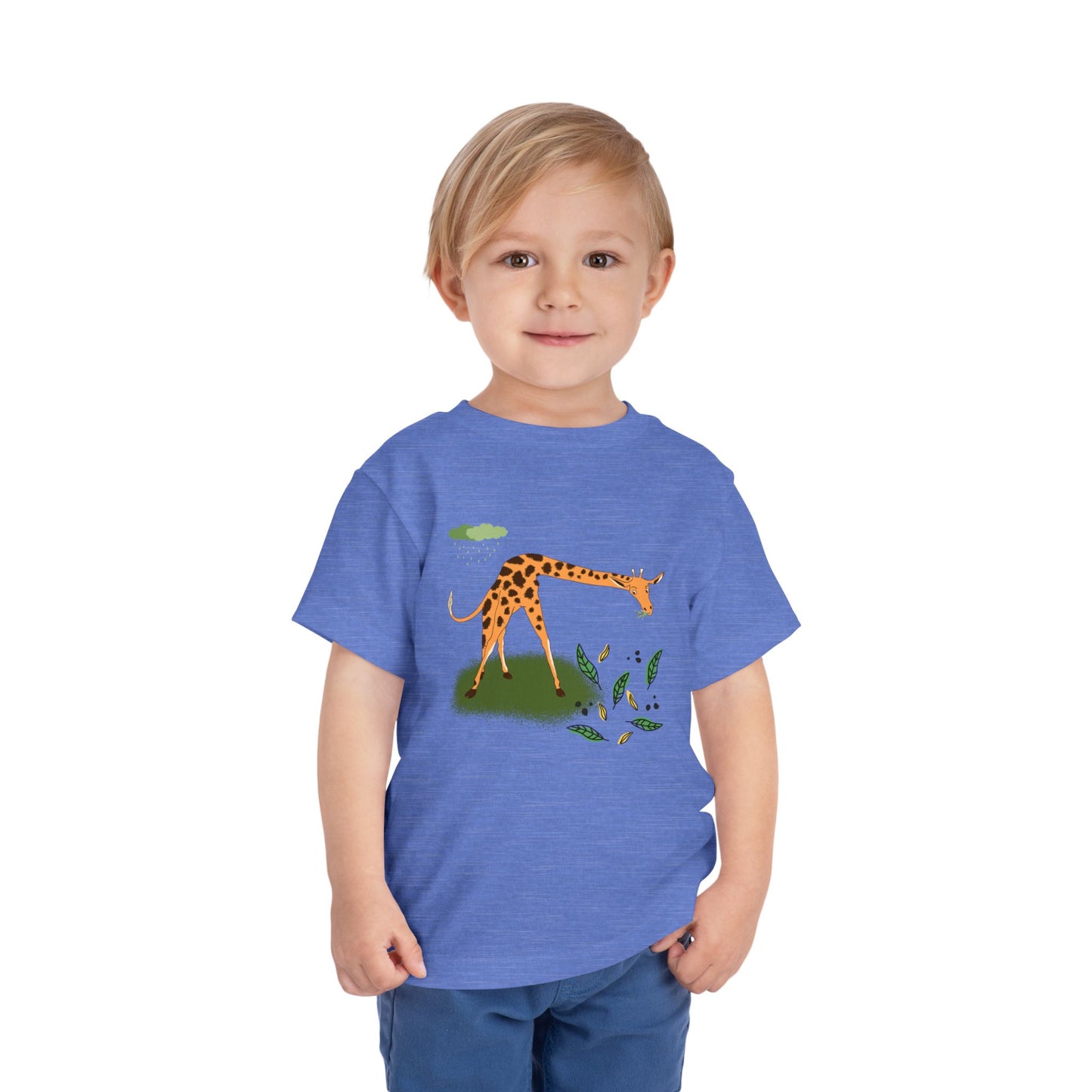 Cute Giraffe Toddler Tee, Animal Shirt, Kids Summer Tee, Playful Toddler Clothes, Gift for Baby Showers, Nursery Decor, Toddler Outfit