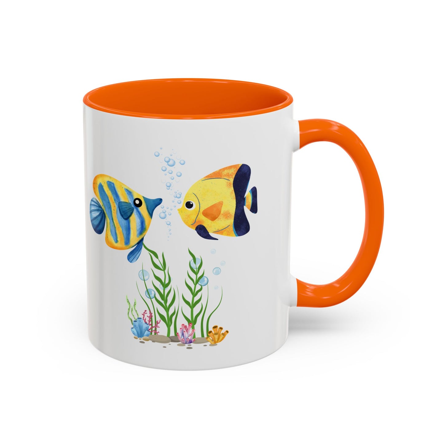 Two fish greet in underwater Coffee Mug