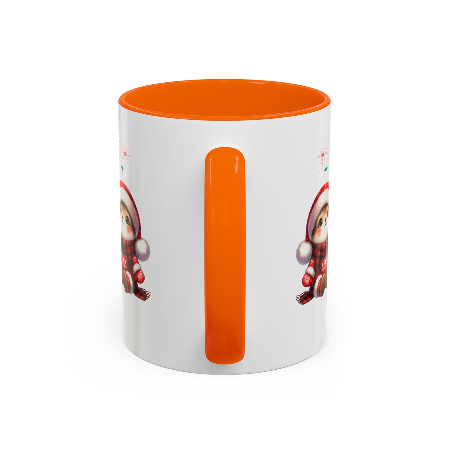 Festive Personalized Coffee Mug, Holiday Gift for Coffee Lovers, Custom Name Mug, Cute Animal Design, Perfect for Christmas