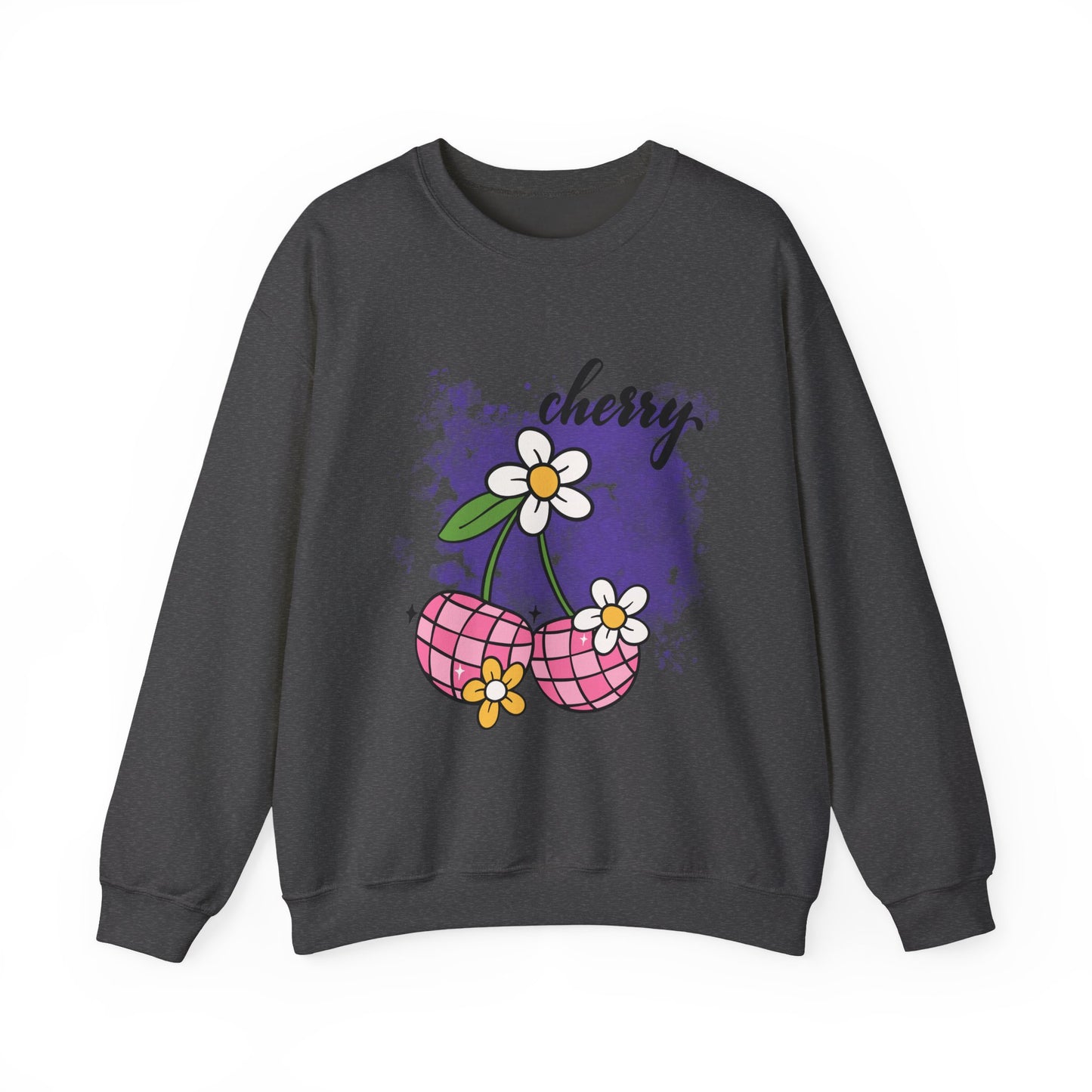 Cherry Blossom Unisex Sweatshirt, Cute Fall Fashion, Cozy Casual Wear, Gift Idea for Friends, Trendy Street Style