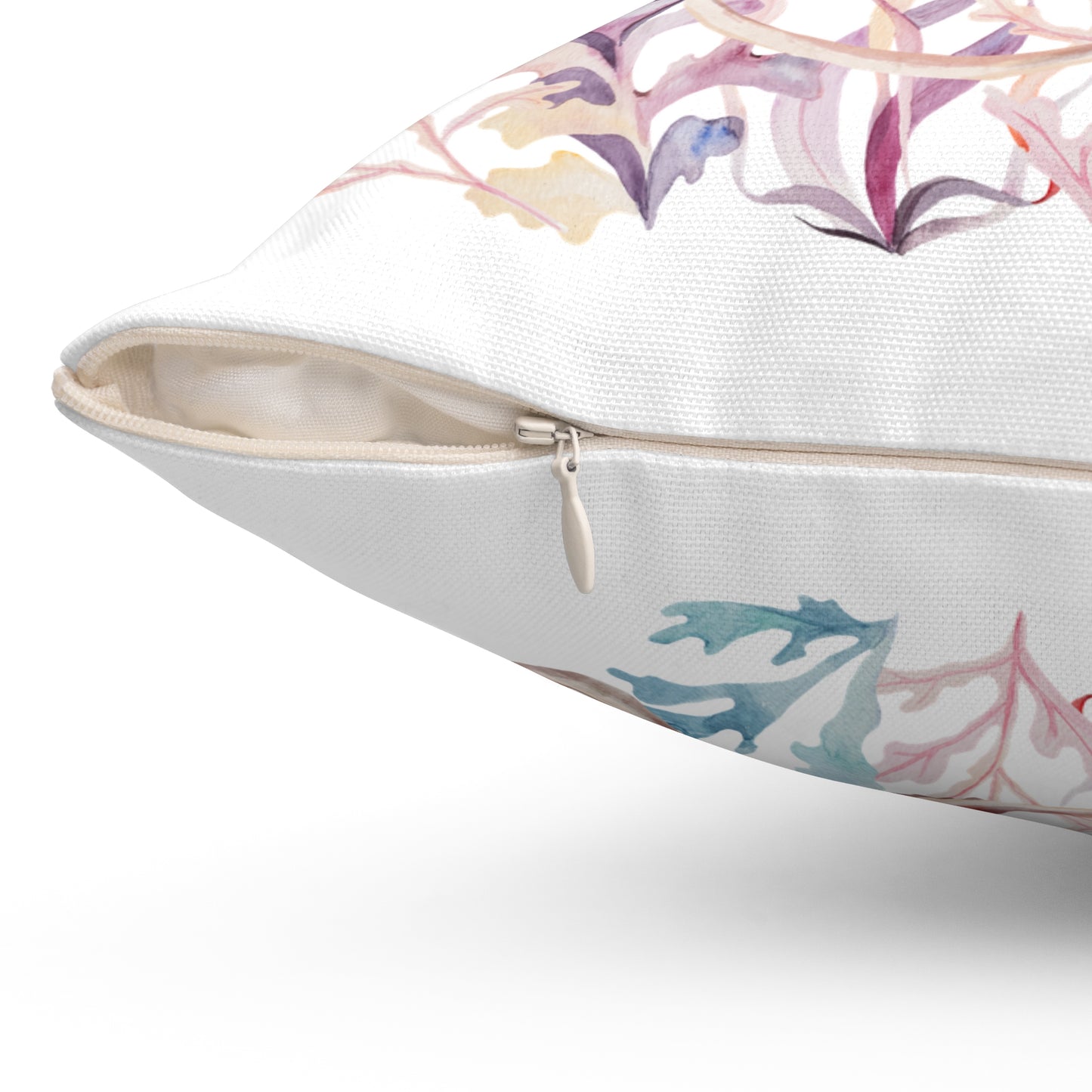 Squid dance of tentacles and translucence Spun Polyester Square Pillow