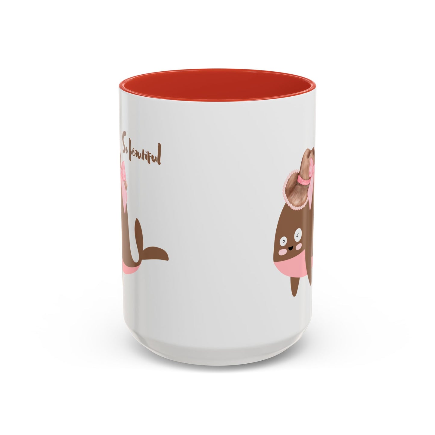 Whale wearing a cowboy hat with a pink bow Coffee Mug