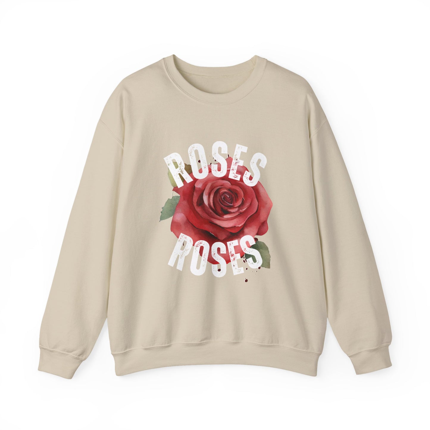 Roses Unisex Sweatshirt - Cozy Fashion, Floral Gift, Casual Style, Valentine's Day, Everyday Wear