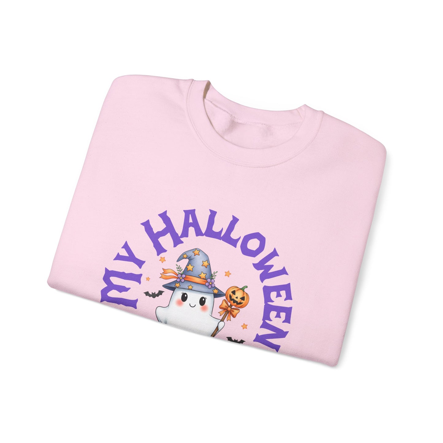 Halloween Ghost Crewneck Sweatshirt, Cozy Halloween Apparel, My Halloween Treats Sweatshirt, Fall Fashion, Spooky Season Gift