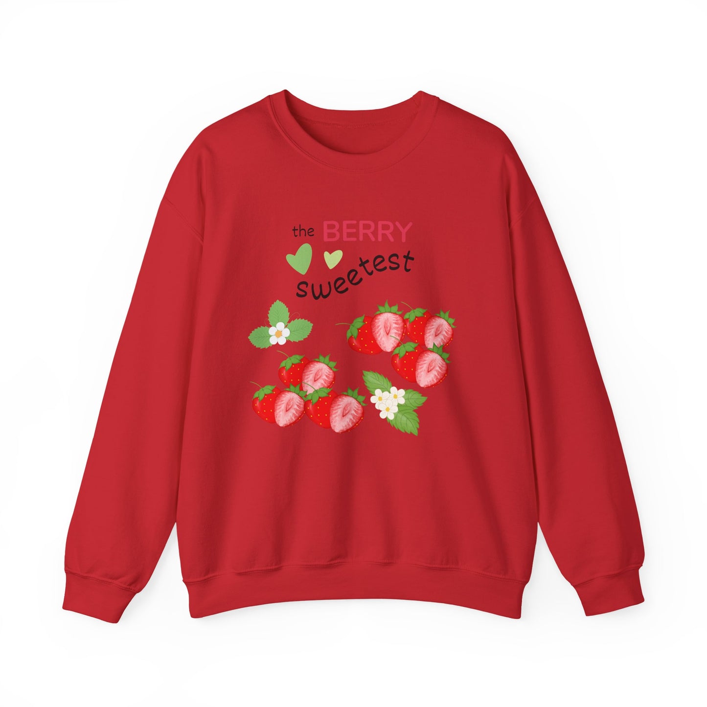 Berry Sweet Unisex Crewneck Sweatshirt - Cozy Gift, Perfect for Fall, Valentine's Day, Strawberry Lovers, Everyday Comfort