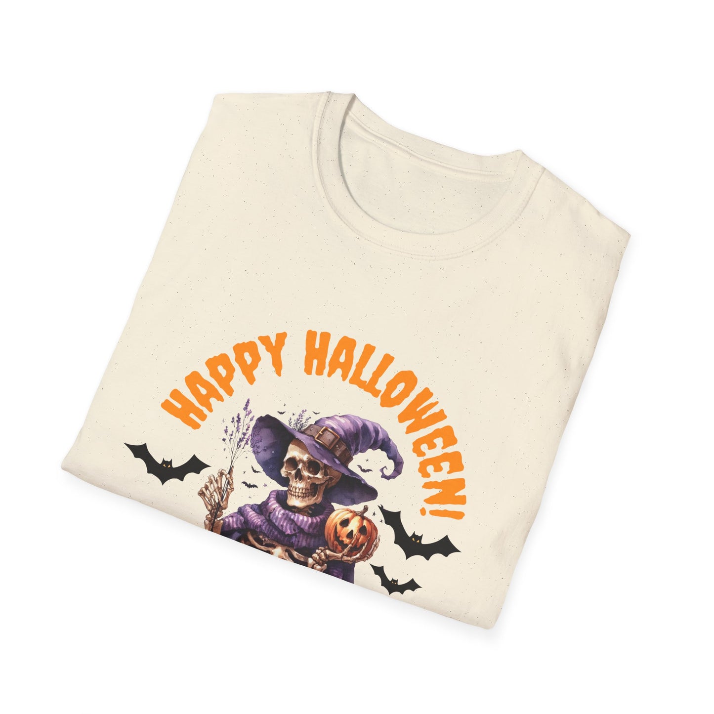 Halloween Skeleton Unisex T-Shirt, Spooky Graphic Tee, Fall Fashion, Party Wear, Halloween Costume, Gift for Friends