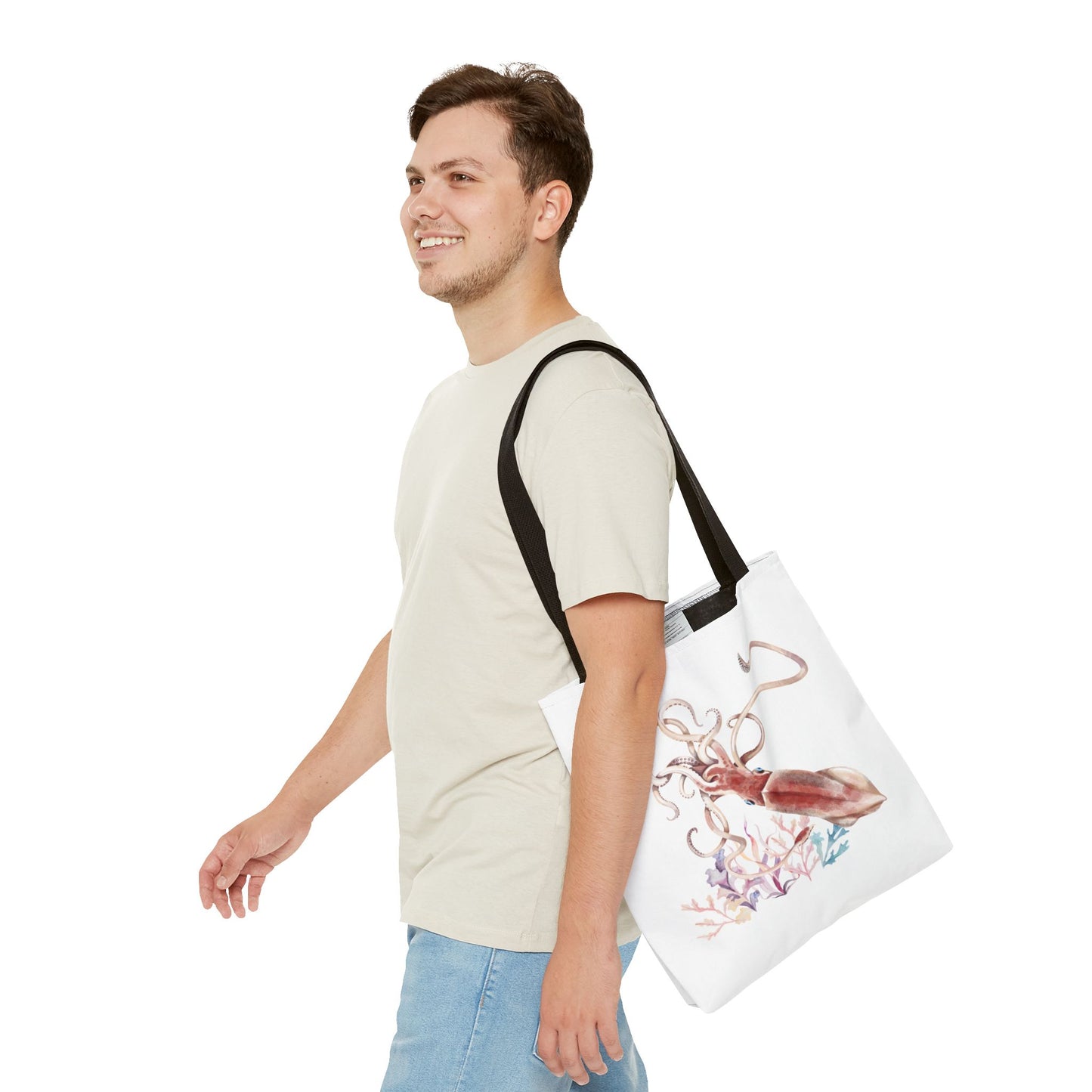 Squid dance of tentacles and translucence Tote Bag