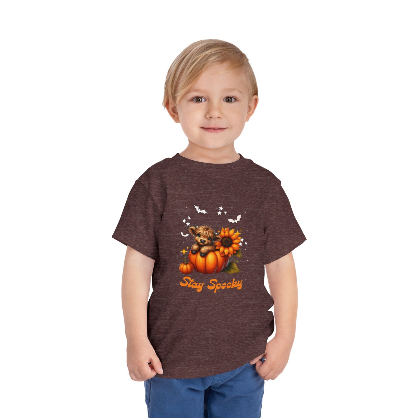 Toddler Halloween T-Shirt, Cute Pumpkin Tee, Stay Spooky Shirt, Toddler Fall Apparel, Kids Halloween Costume