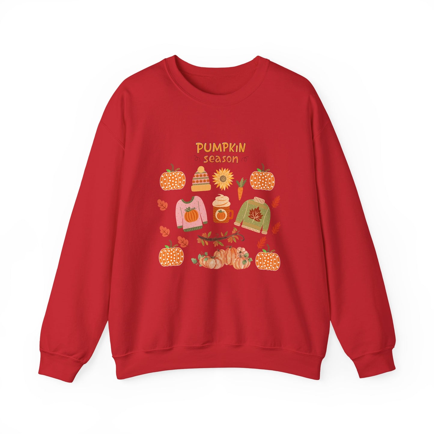 Autumn Vibes Crewneck Sweatshirt, Pumpkin Season Apparel, Cozy Fall Sweater, Unisex Sweatshirt for Thanksgiving, Pumpkin Lover Gift