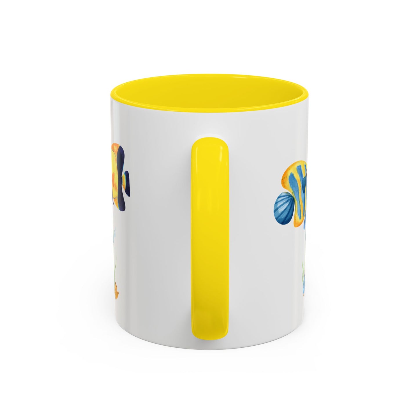 Two fish greet in underwater Coffee Mug