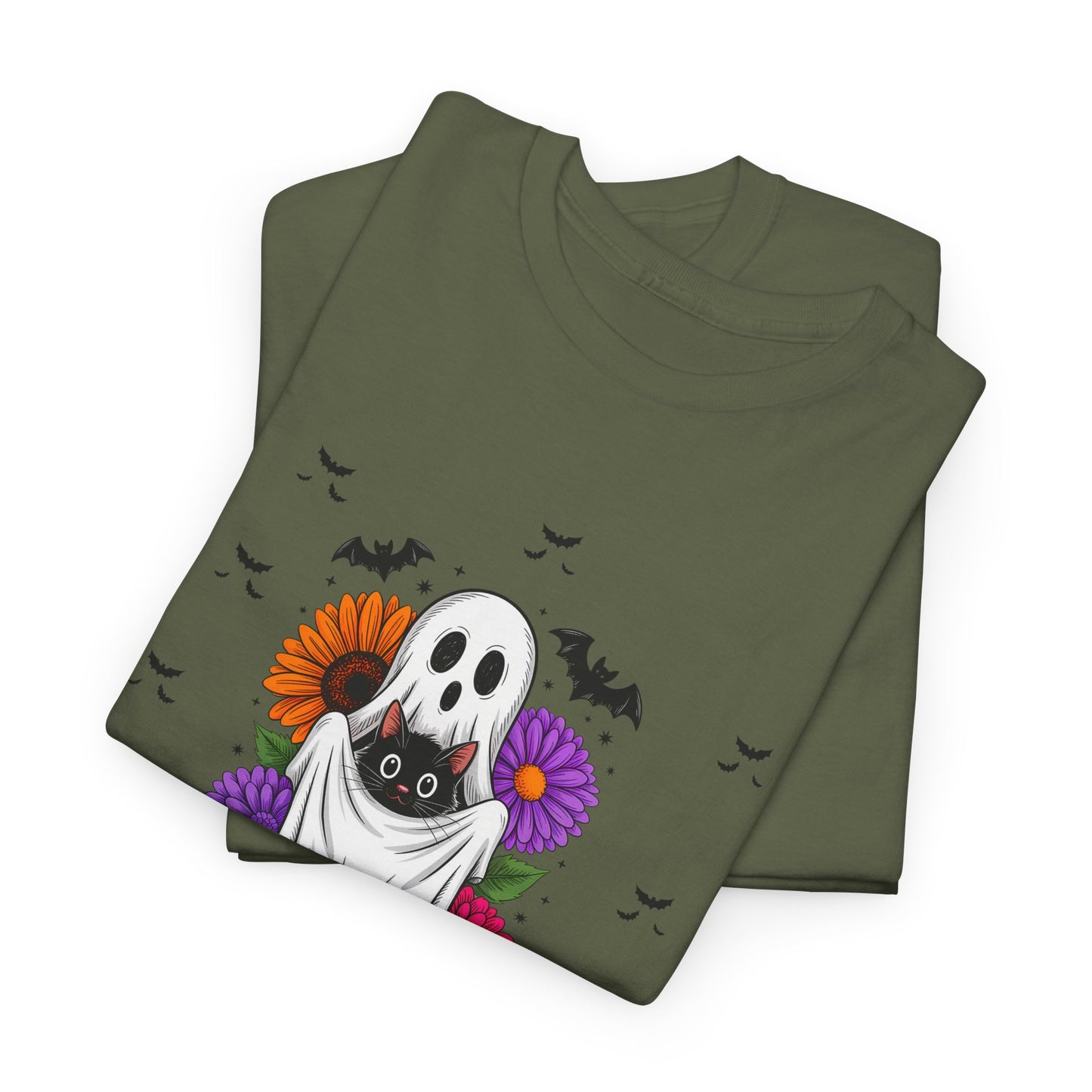 Halloween Ghost Unisex Tee, Perfect for Trick-or-Treating, Spooky Season Shirts, Fall Vibes, Halloween Party Attire