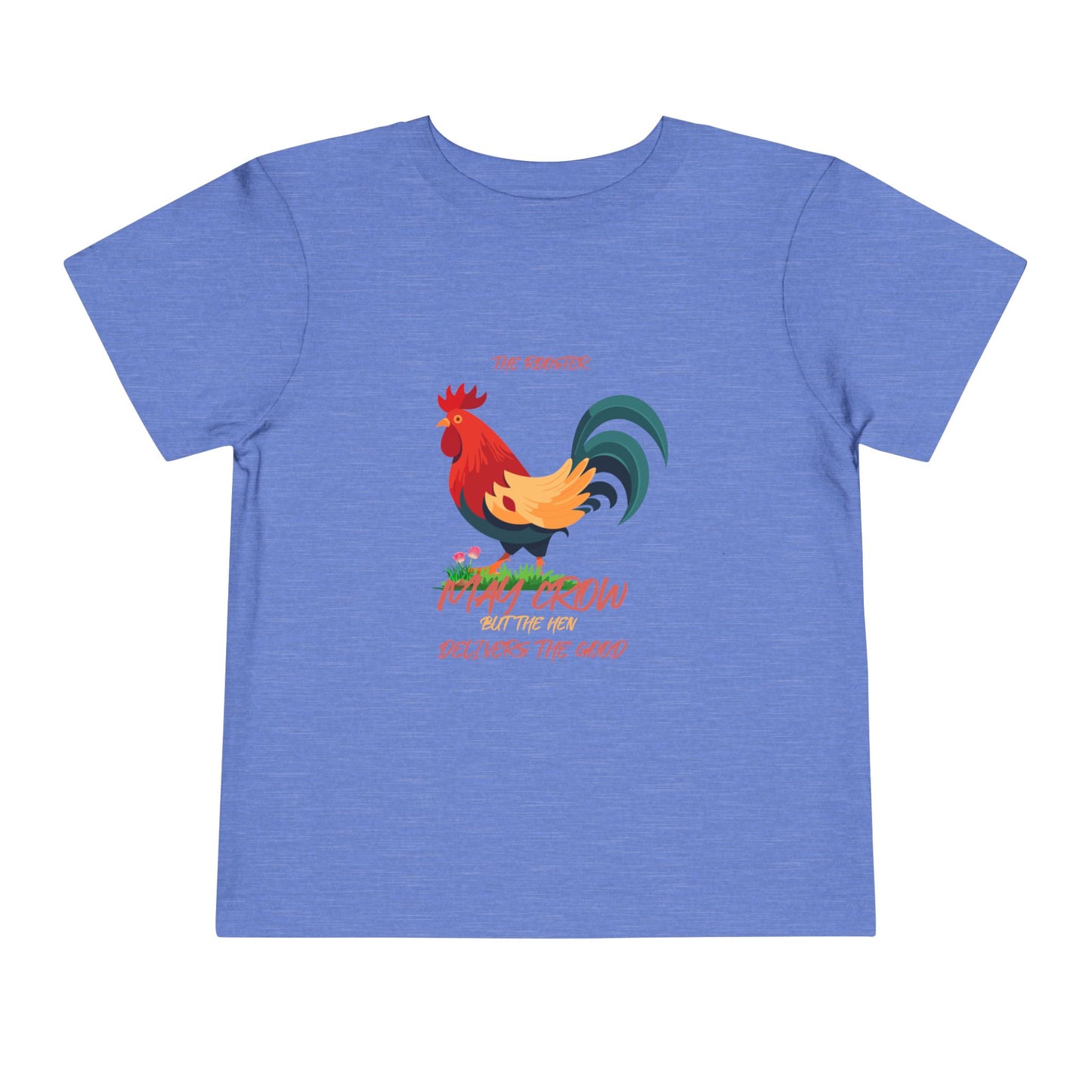 Colorful Rooster Toddler Tee - Perfect for Farm Lovers, Playdates, Birthday Gifts, Cute Casual Wear, Summer Outfits