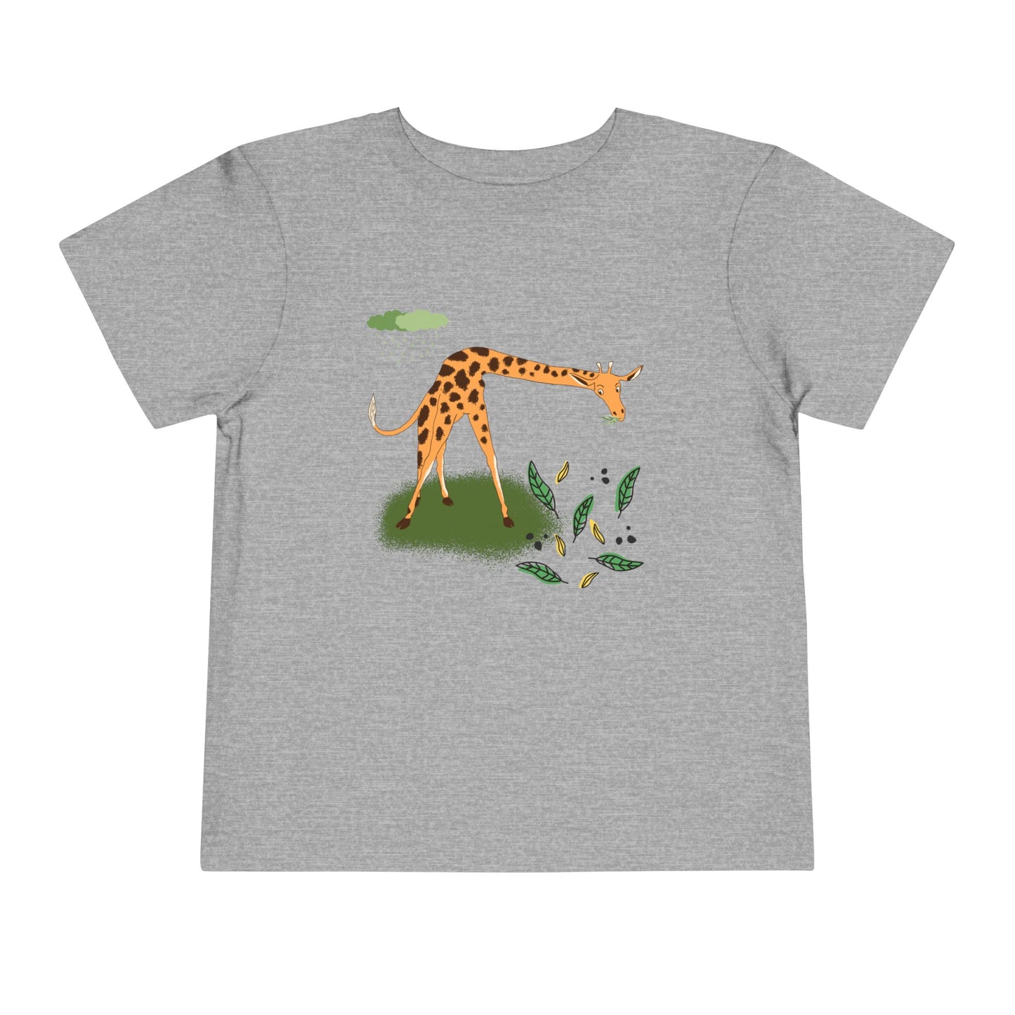 Cute Giraffe Toddler Tee, Animal Shirt, Kids Summer Tee, Playful Toddler Clothes, Gift for Baby Showers, Nursery Decor, Toddler Outfit