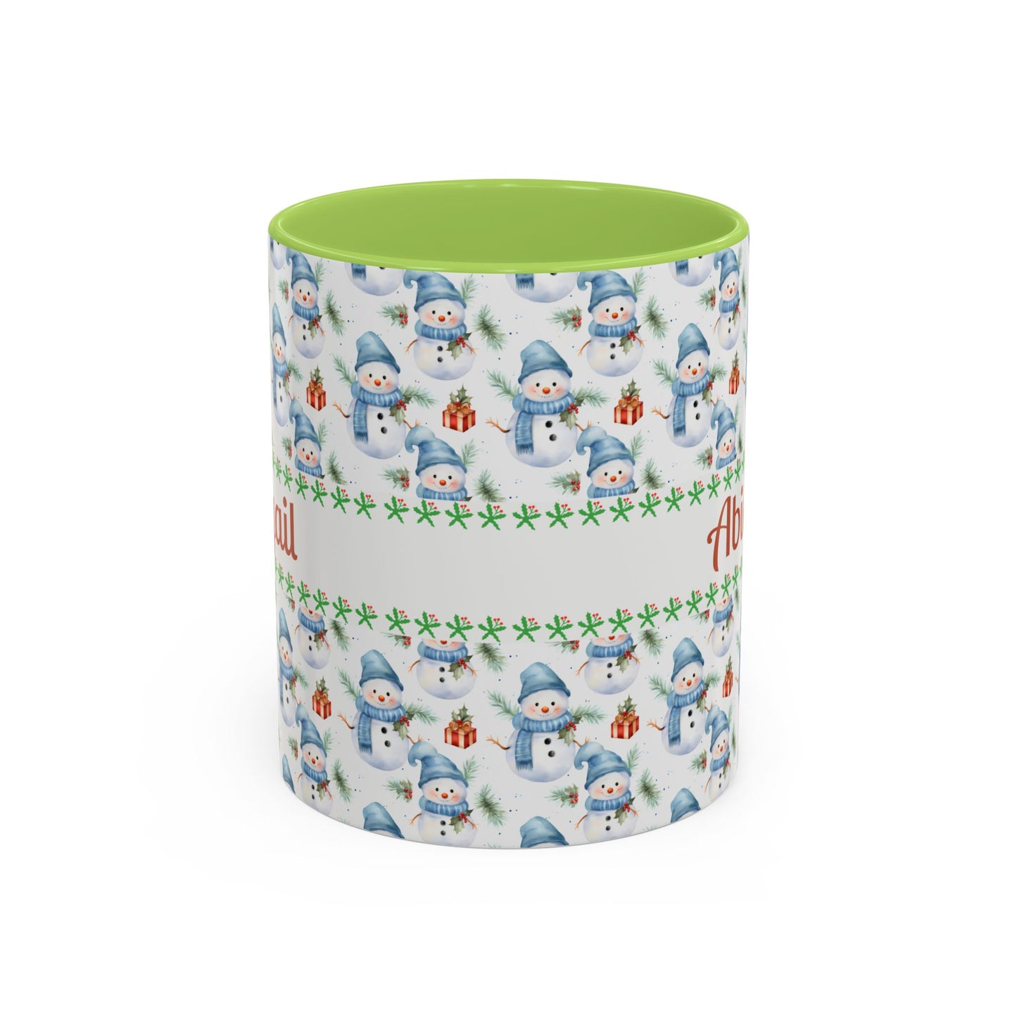 Festive Snowman Coffee Mug, Personalized Holiday Mug, Winter Decor, Gift for Her, Cute Coffee Cup