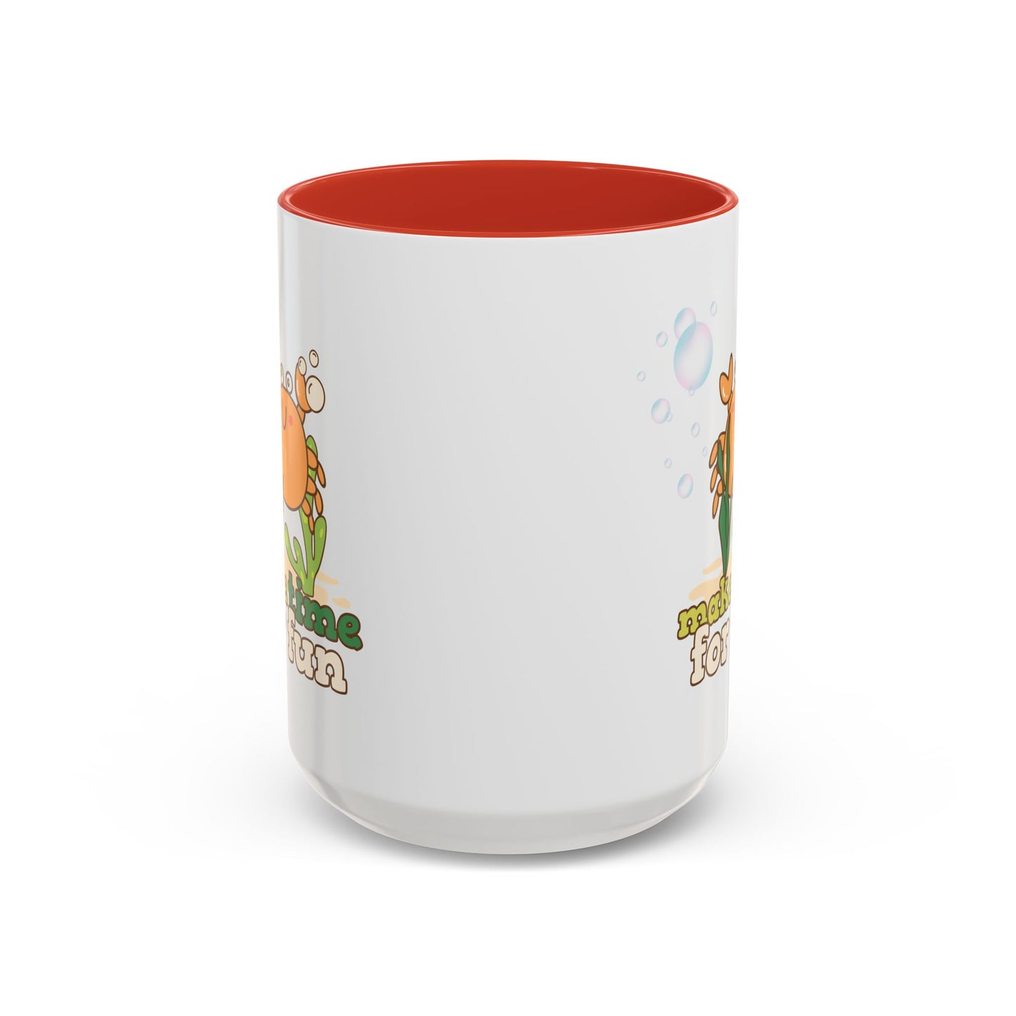 Cartoon crab lllusstration promoting joy and playfulness Coffee Mug