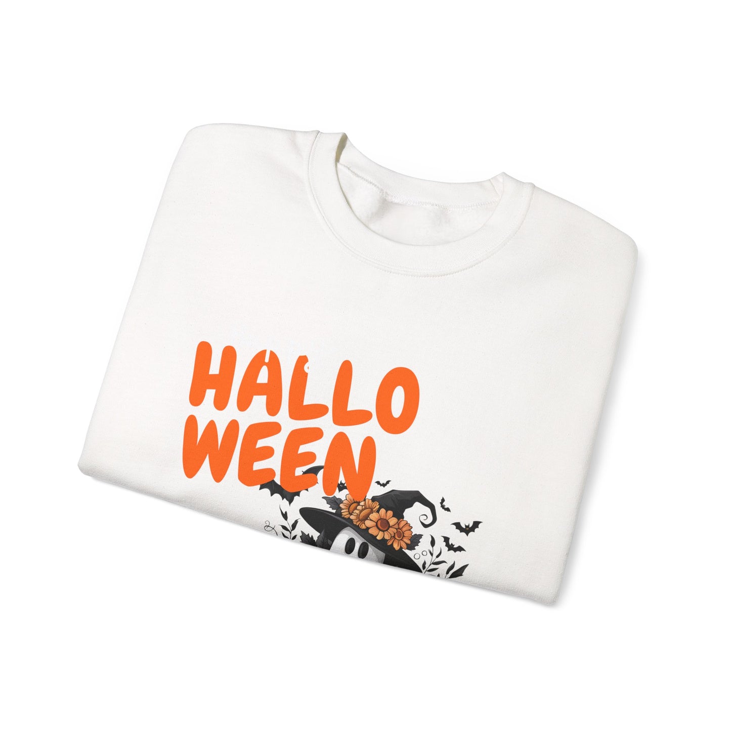 Halloween Unisex Crewneck Sweatshirt, Cozy Fall Apparel, Halloween Costume, Cute Ghost Sweatshirt, Unisex Halloween Gift