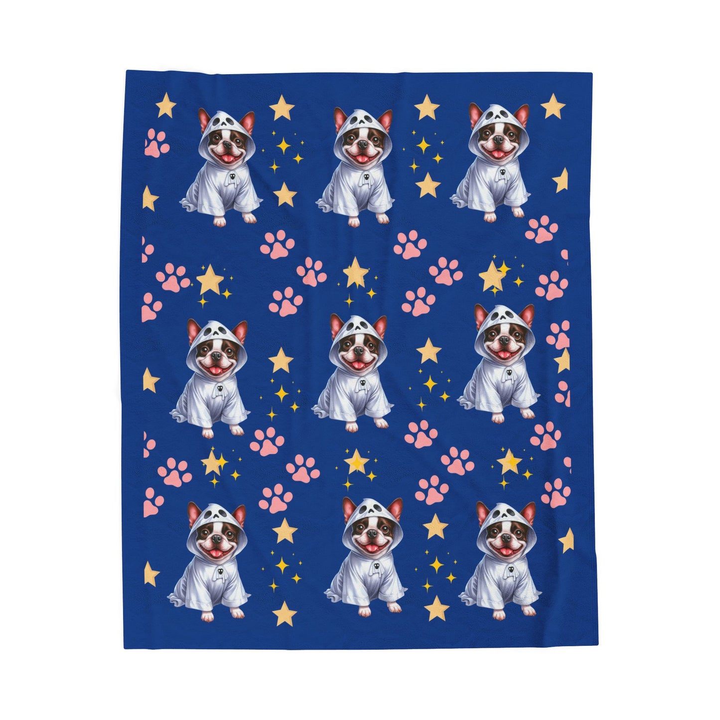 Cozy Dog-Themed Velveteen Plush Blanket - Perfect for Pet Lovers, Gifts, Home Decor, Snuggling, Dog Sleepovers