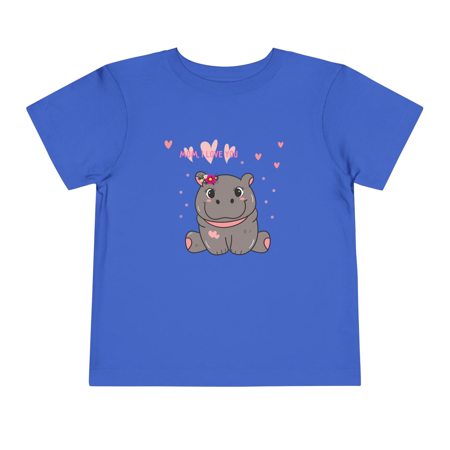 Cute Hippo Toddler Tee, Adorable Animal Shirt, Baby Shower Gift, Kids Birthday Outfit, Playful Summer Wear