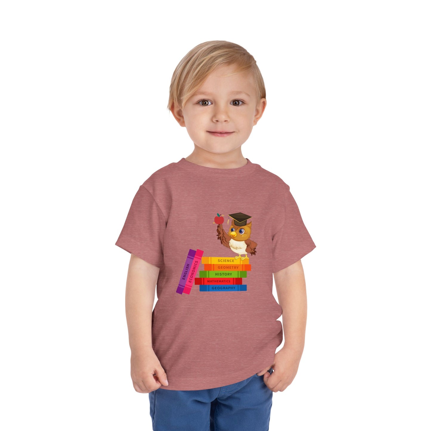 Graduation Owl Toddler Tee, Kids Graduation Gift, Cute Animal Shirt, Back to School Outfit, Book Lover Apparel, Preschool Tee