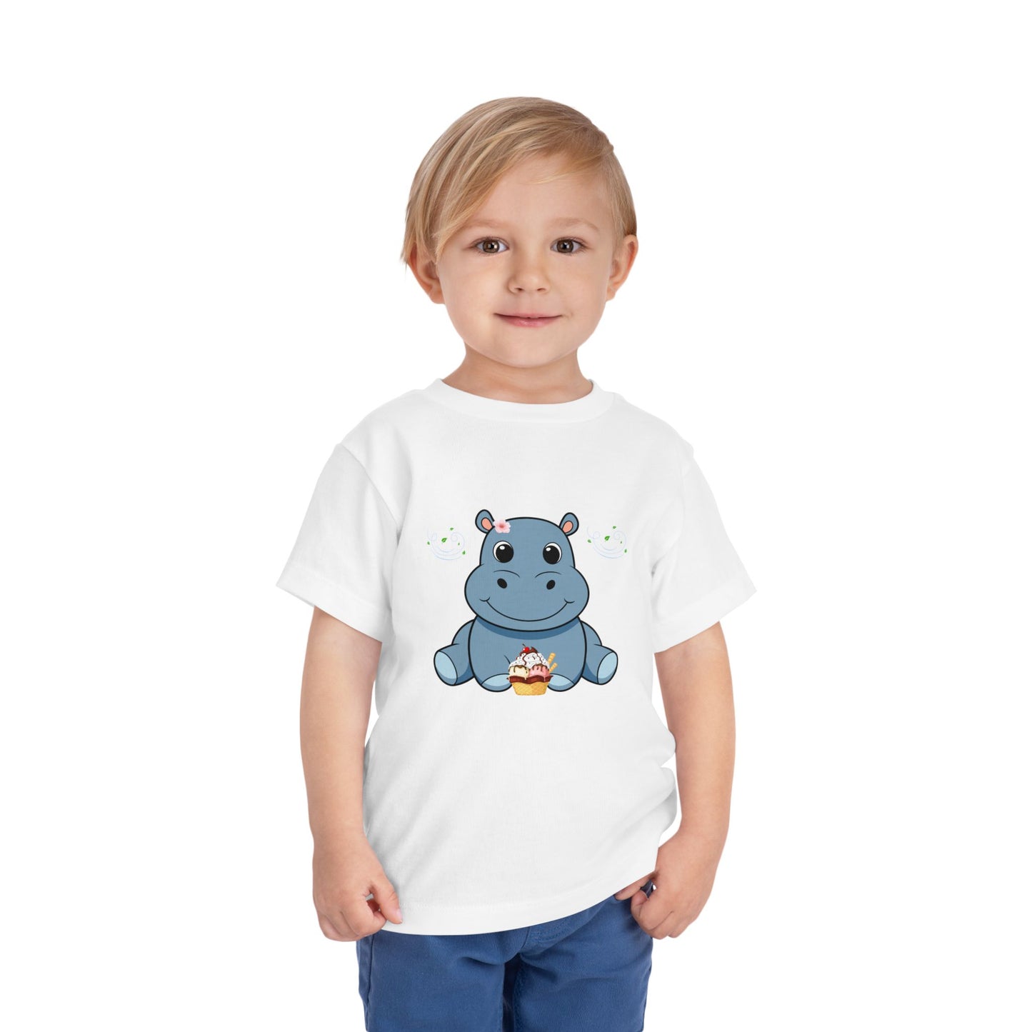 Adorable Hippo Toddler Tee, Cute Summer Shirt, Baby Gift, Birthday Outfit, Kids Casual Wear, Playful Everyday Apparel