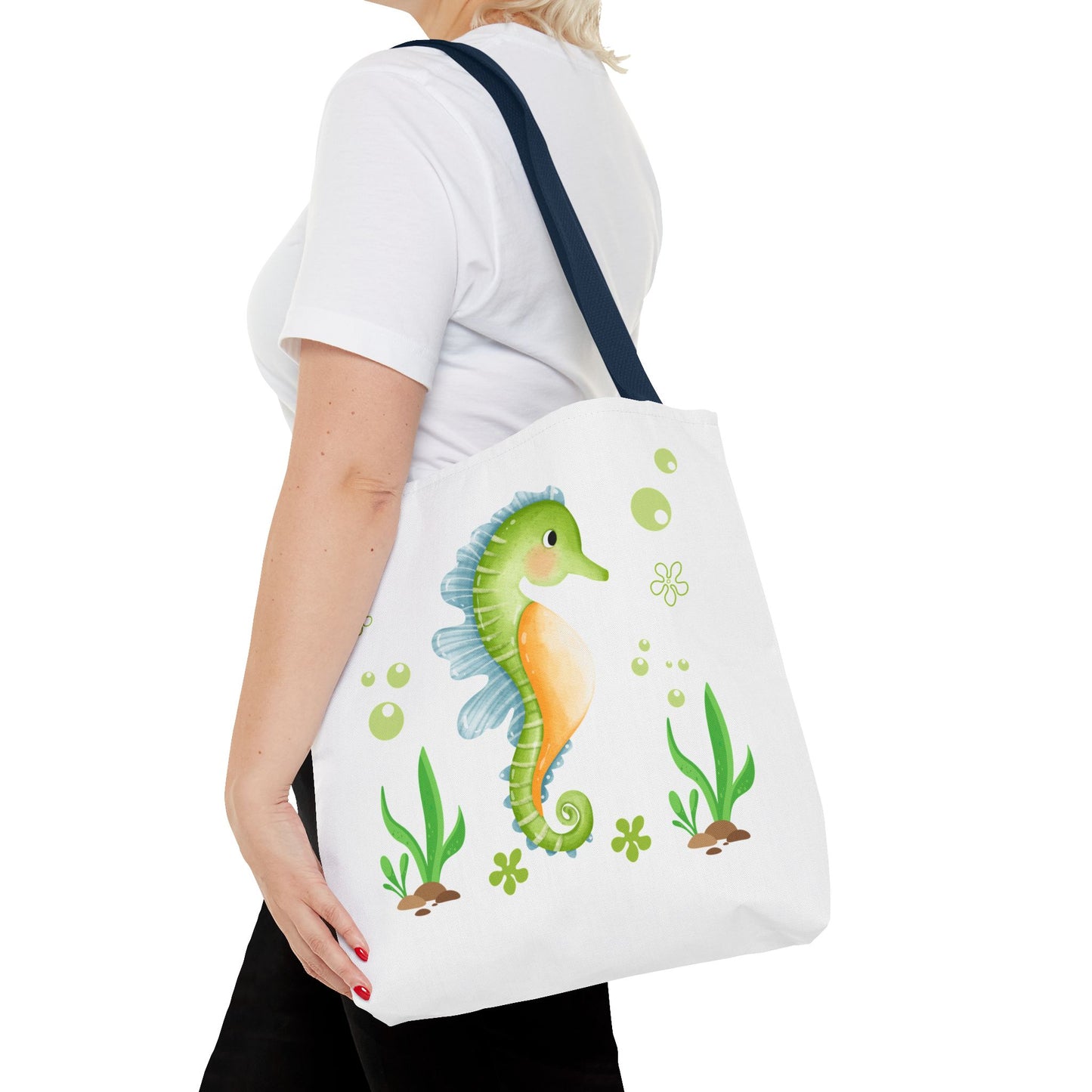 Seahorse with a focus on the natural world Tote Bag