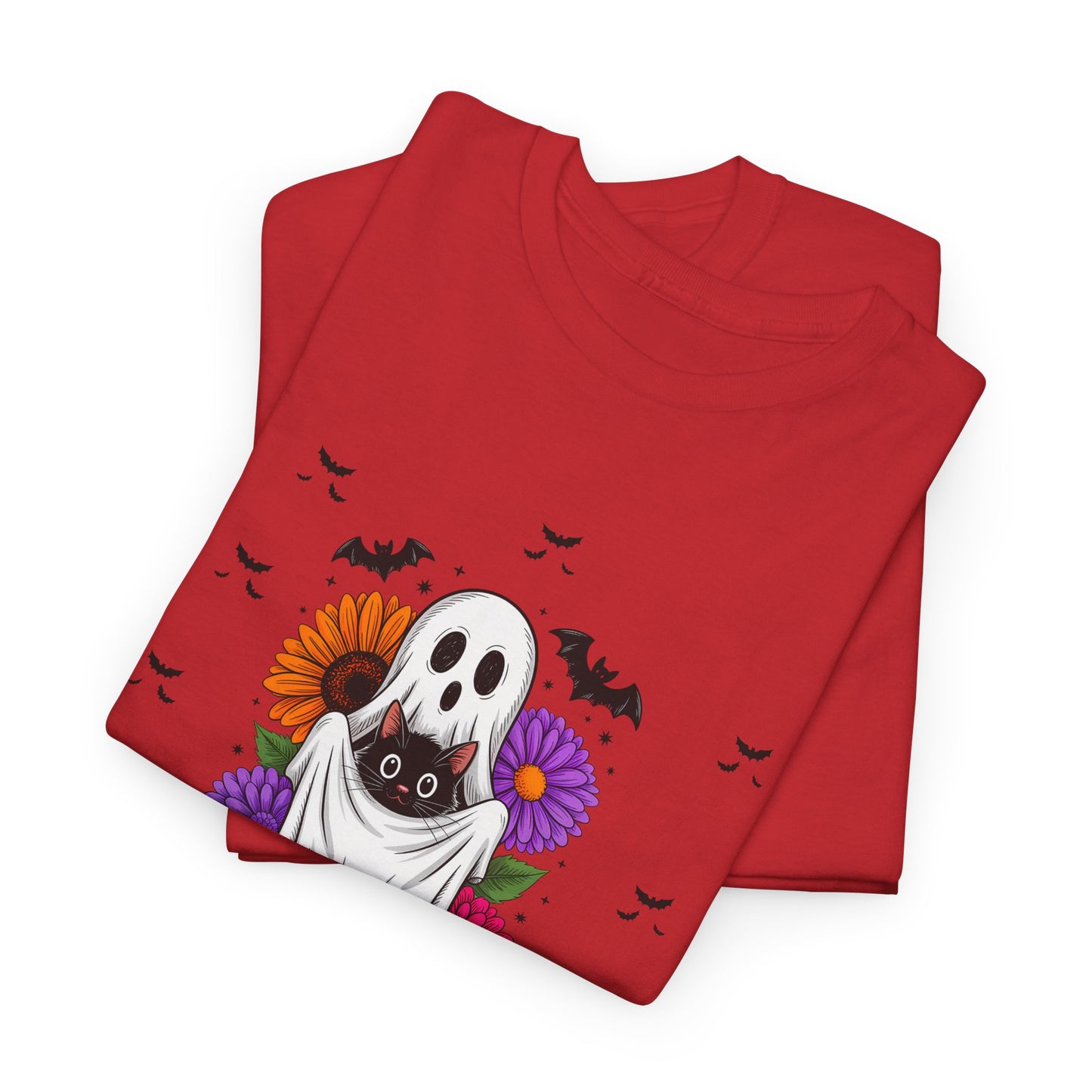 Halloween Ghost Unisex Tee, Perfect for Trick-or-Treating, Spooky Season Shirts, Fall Vibes, Halloween Party Attire