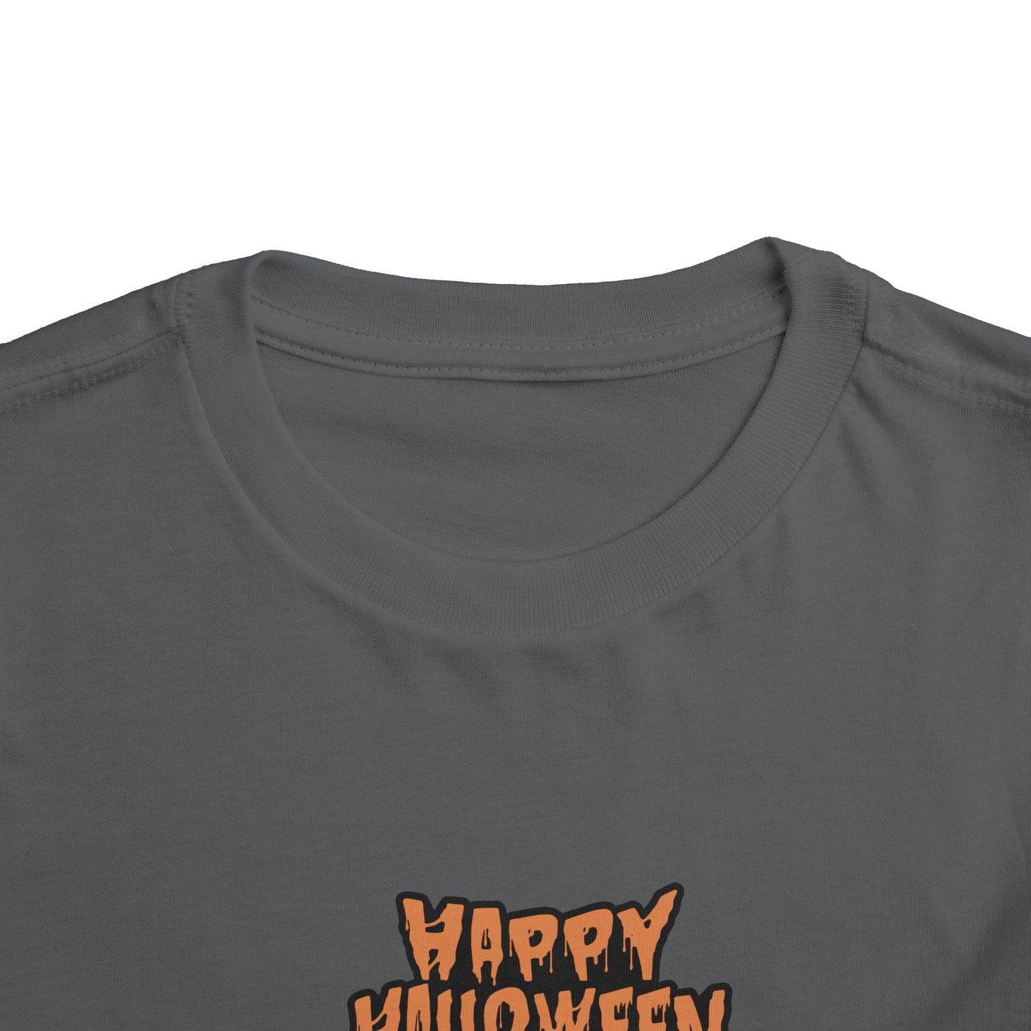 Happy Halloween Toddler Tee, Cute Halloween Shirt, Kids Party Outfit, Trick or Treat Apparel, Fun Ghost Design Toddler T-Shirt