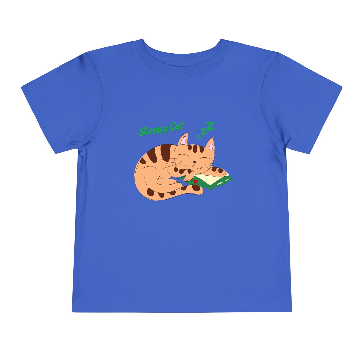 Sleepy Cat Toddler Tee, Cute Kids Shirt, Adorable Toddler Clothing, Cat Lover Gift, Baby Shower Present, Playful Everyday Wear