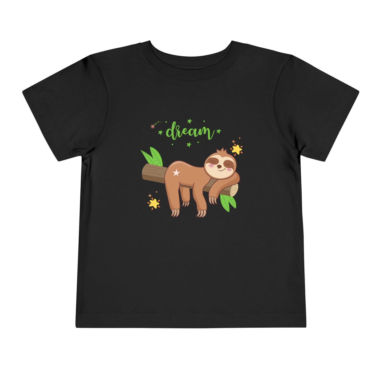 Sloth Dreaming Toddler Tee, Cute Kids' Shirt, Animal Lover Gift, Birthday, Playtime, Sleepy Sloth Tee, Toddler Apparel