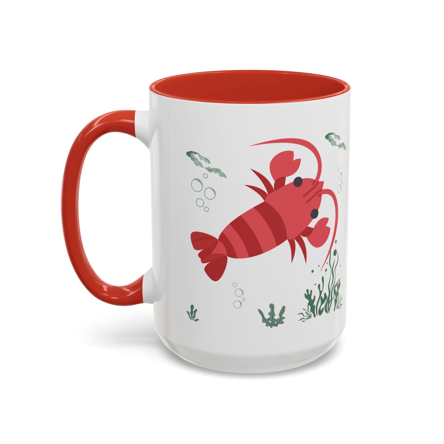 Red crayfish in an aquatic environment Coffee Mug