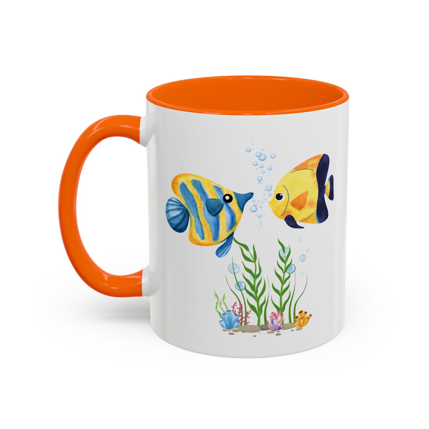 Two fish greet in underwater Coffee Mug