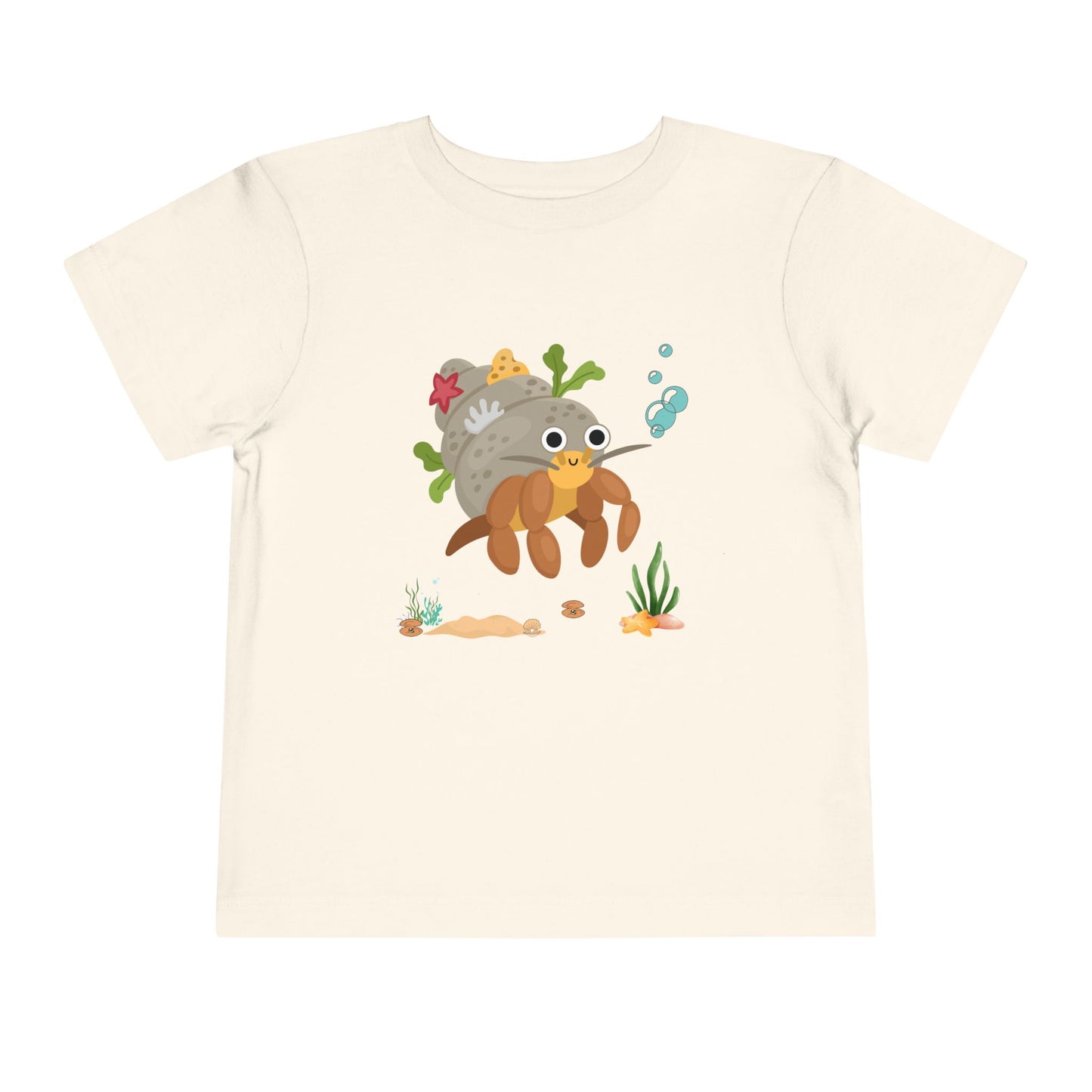 Cute Ocean-Themed Toddler Tee, Cartoon Crab Tee, Summer Playwear, Beach Outfit, Kids Gift, Toddler Beach Shirt