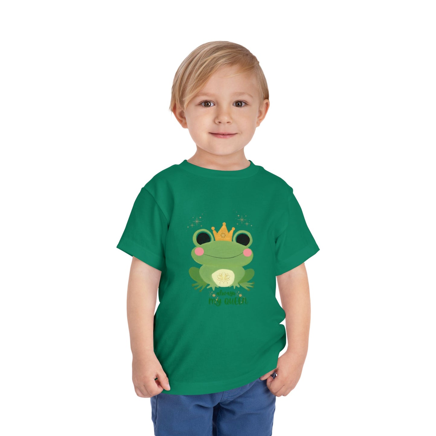 Cute Frog Toddler Tee - Perfect Gift for Birthdays, Playdates, Summer Outings, Baby Showers, Cute Kids Clothing