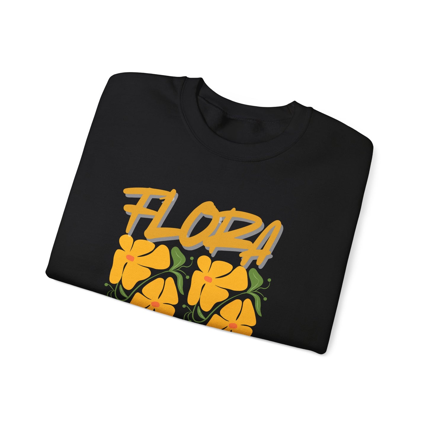 Flora Crewneck Sweatshirt, Floral Sweatshirt, Spring Fashion, Casual Wear, Gifts for Her, Unisex Floral Hoodie