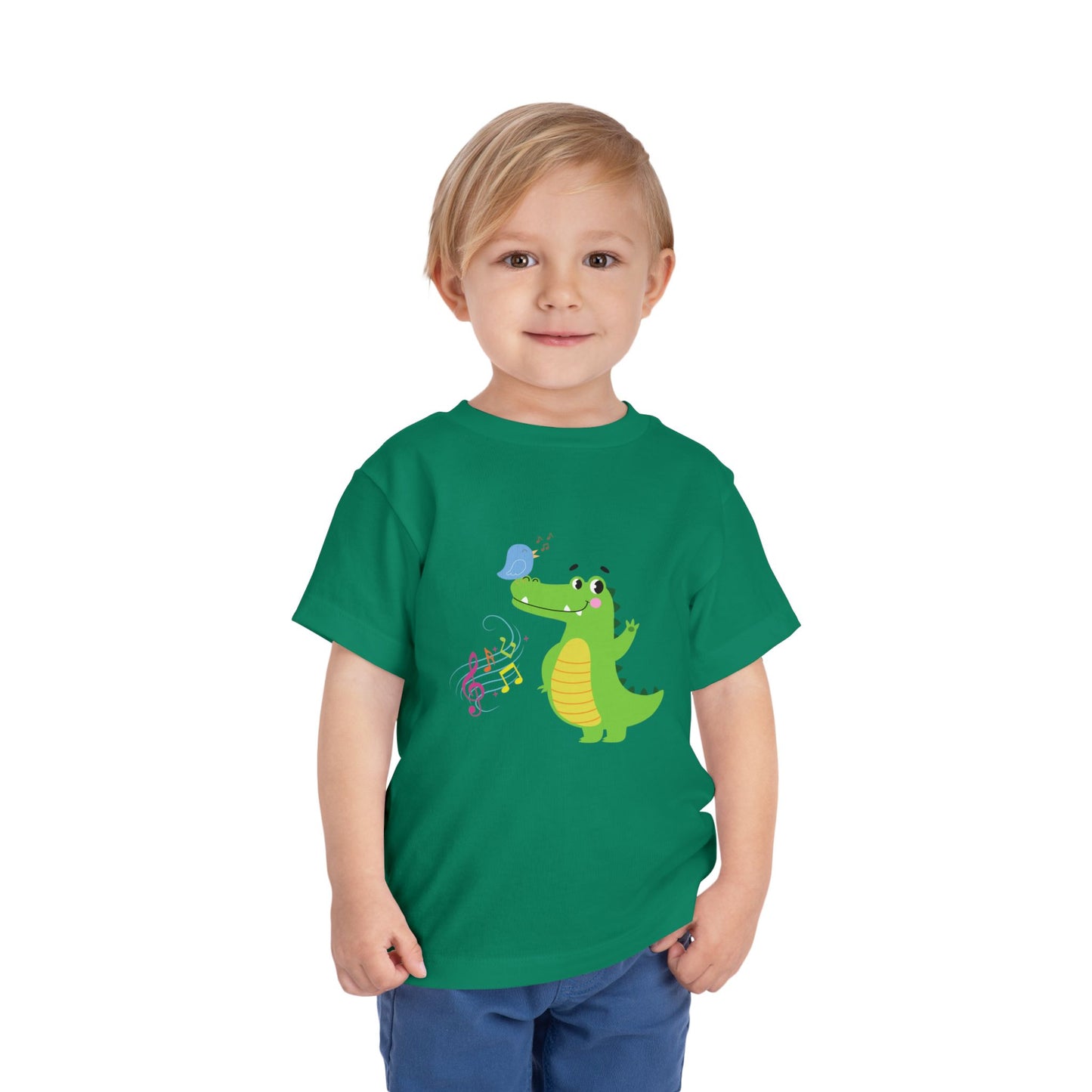 Cute Crocodile Toddler Tee, Kids Gift, Summer Clothing, Birthday Outfit, Playtime Shirt, Animal Lover Apparel