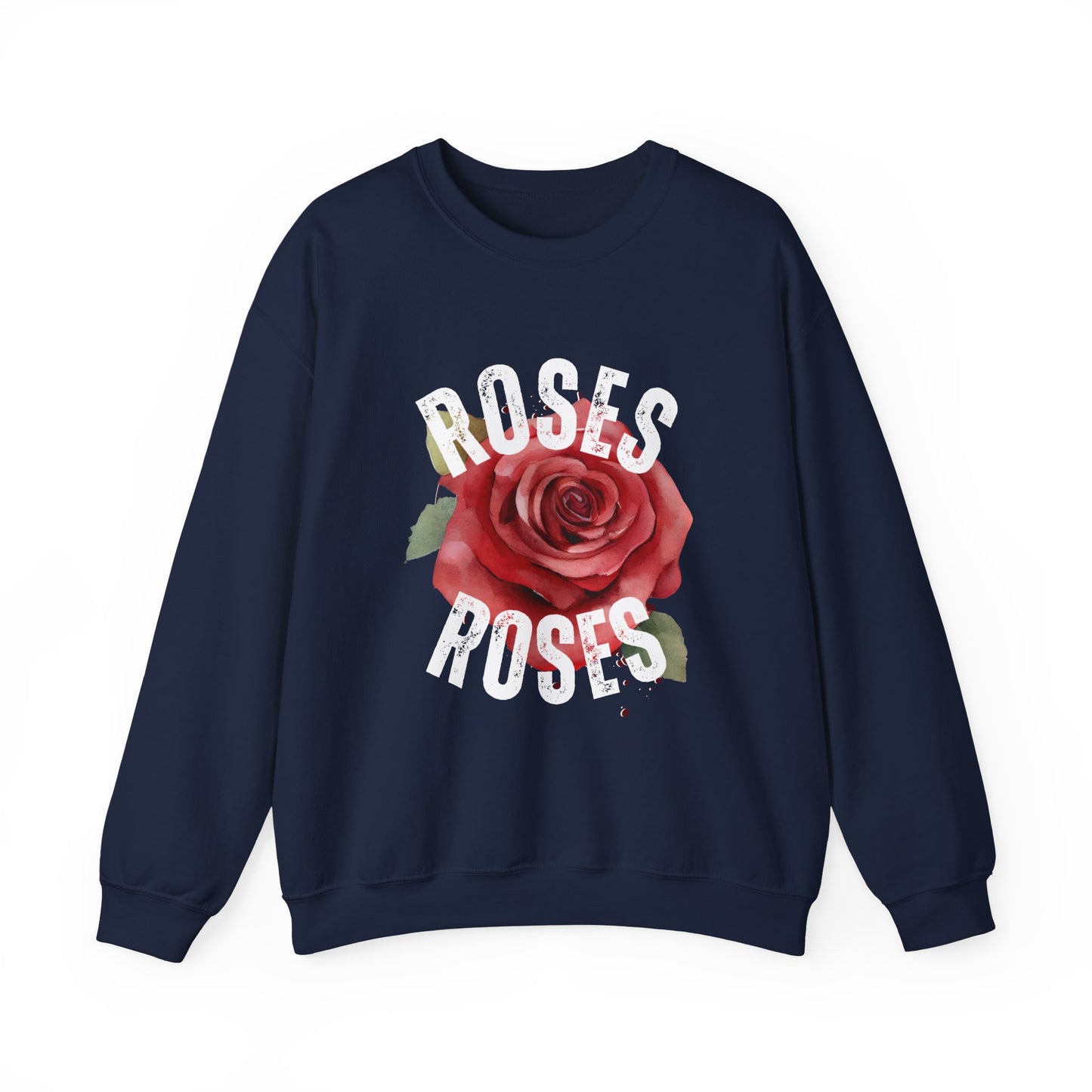 Roses Unisex Sweatshirt - Cozy Fashion, Floral Gift, Casual Style, Valentine's Day, Everyday Wear