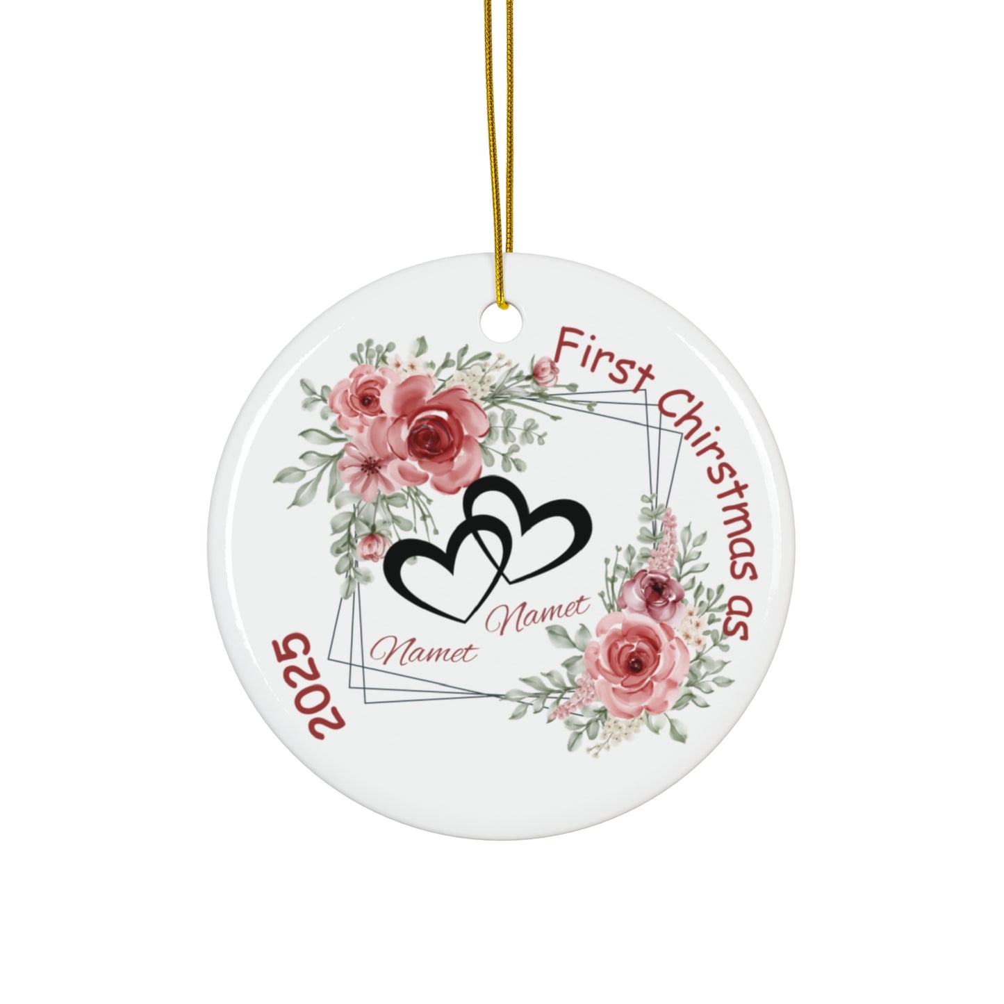 Personalized Ceramic Ornament