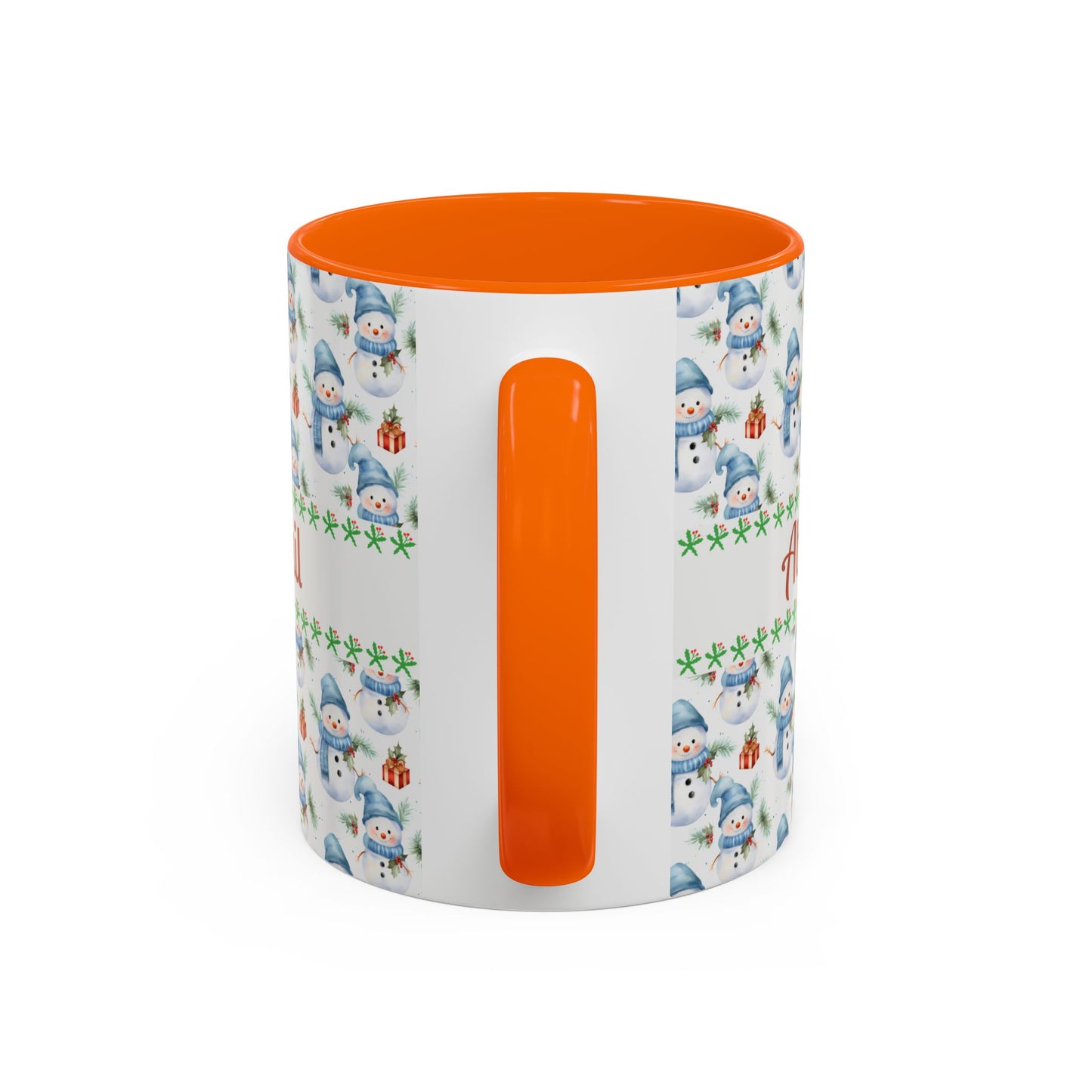 Festive Snowman Coffee Mug, Personalized Holiday Mug, Winter Decor, Gift for Her, Cute Coffee Cup