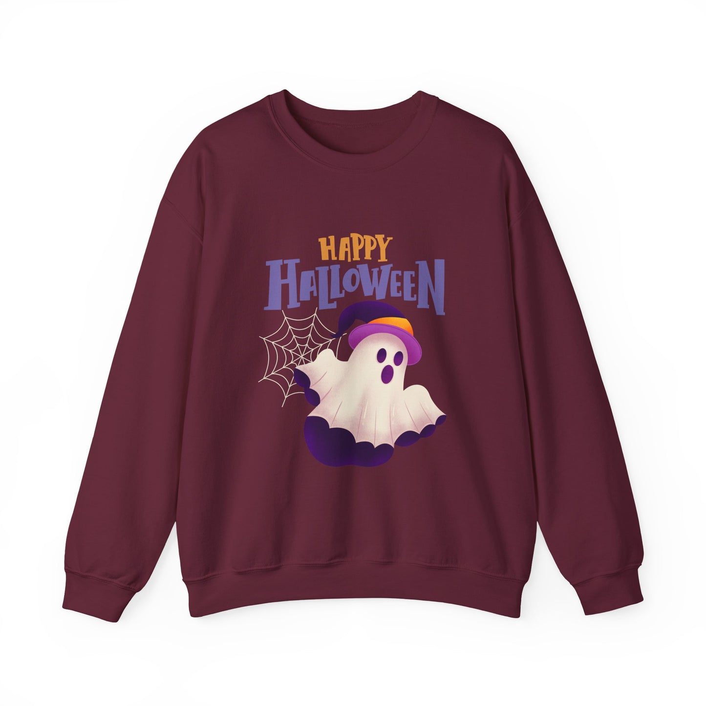 Halloween Ghost Sweatshirt | Unisex Crewneck | Spooky Season Apparel, Halloween Gift, Cozy Outfit, Festival Wear, Autumn Fashion