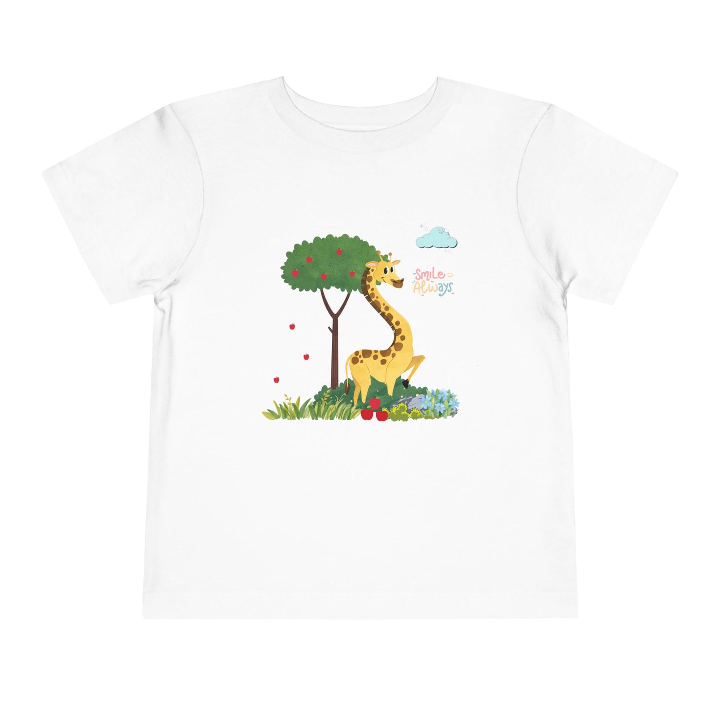Adorable Toddler Giraffe Tee, Cute Kids Shirt, Playful Summer Top, Toddler Gift, Nature-Themed Children’s Apparel