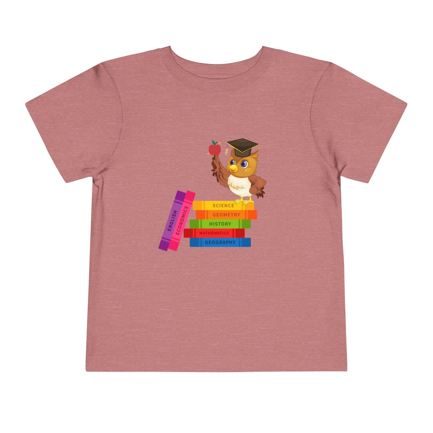 Graduation Owl Toddler Tee, Kids Graduation Gift, Cute Animal Shirt, Back to School Outfit, Book Lover Apparel, Preschool Tee