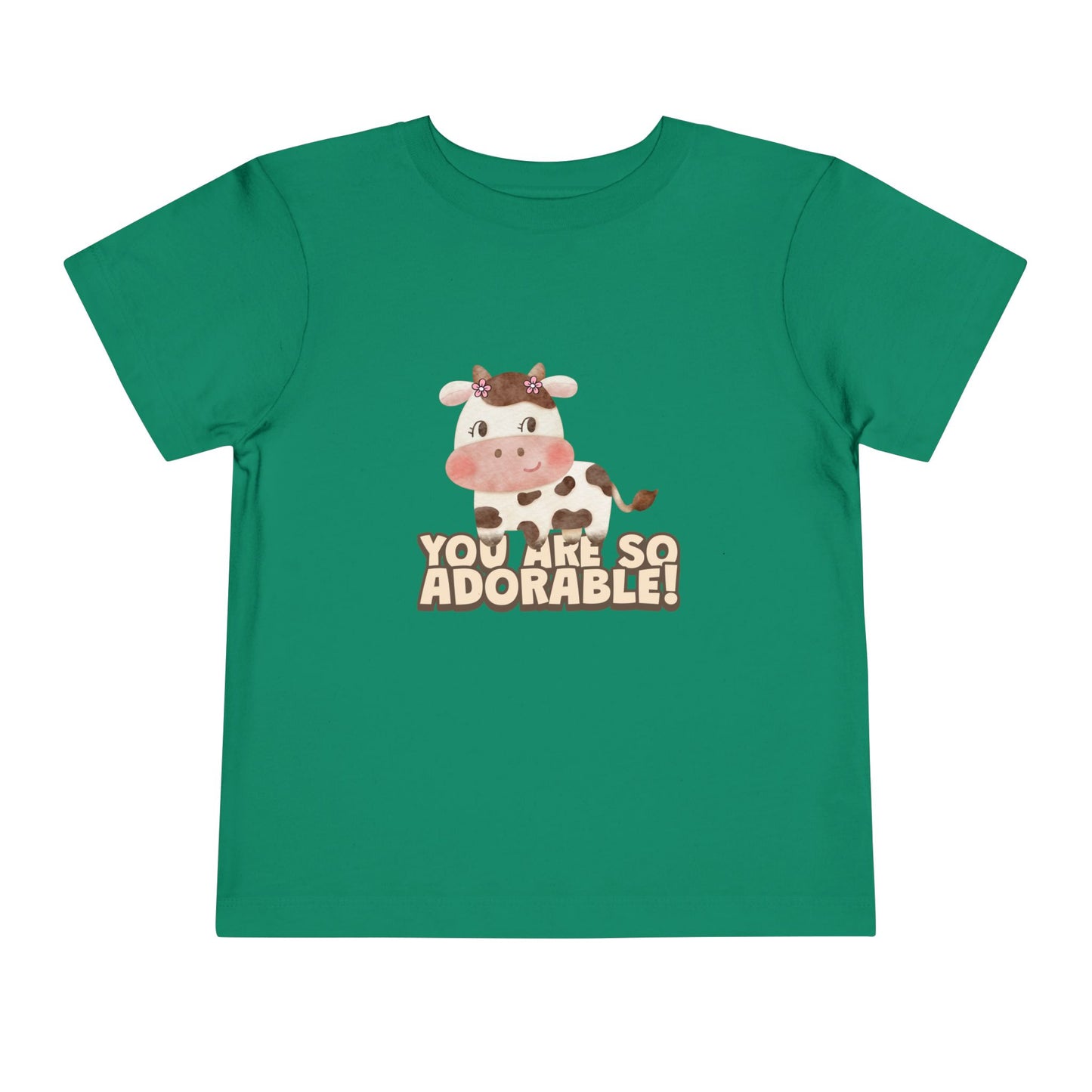 Adorable Cow Toddler Tee, Cute Toddler Shirt, Kids Gift, Baby Birthday Tee, Nursery Outfit, you’re so adorable shirt