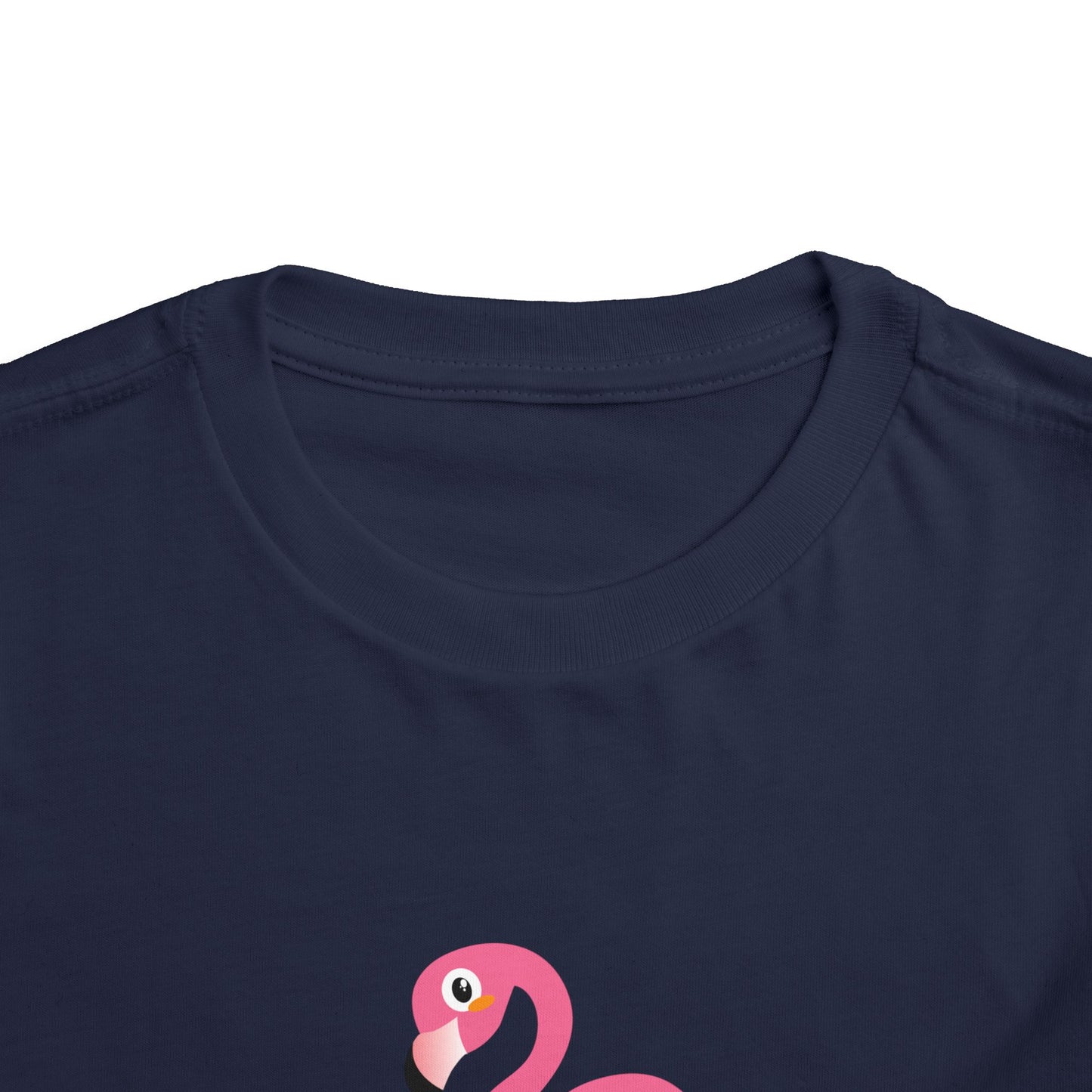 Whimsical Flamingo Toddler Tee - Fun Summer Kids Shirt, Playful Gift for Birthdays, Beach Days, Everyday Wear, Cute Summer Apparel