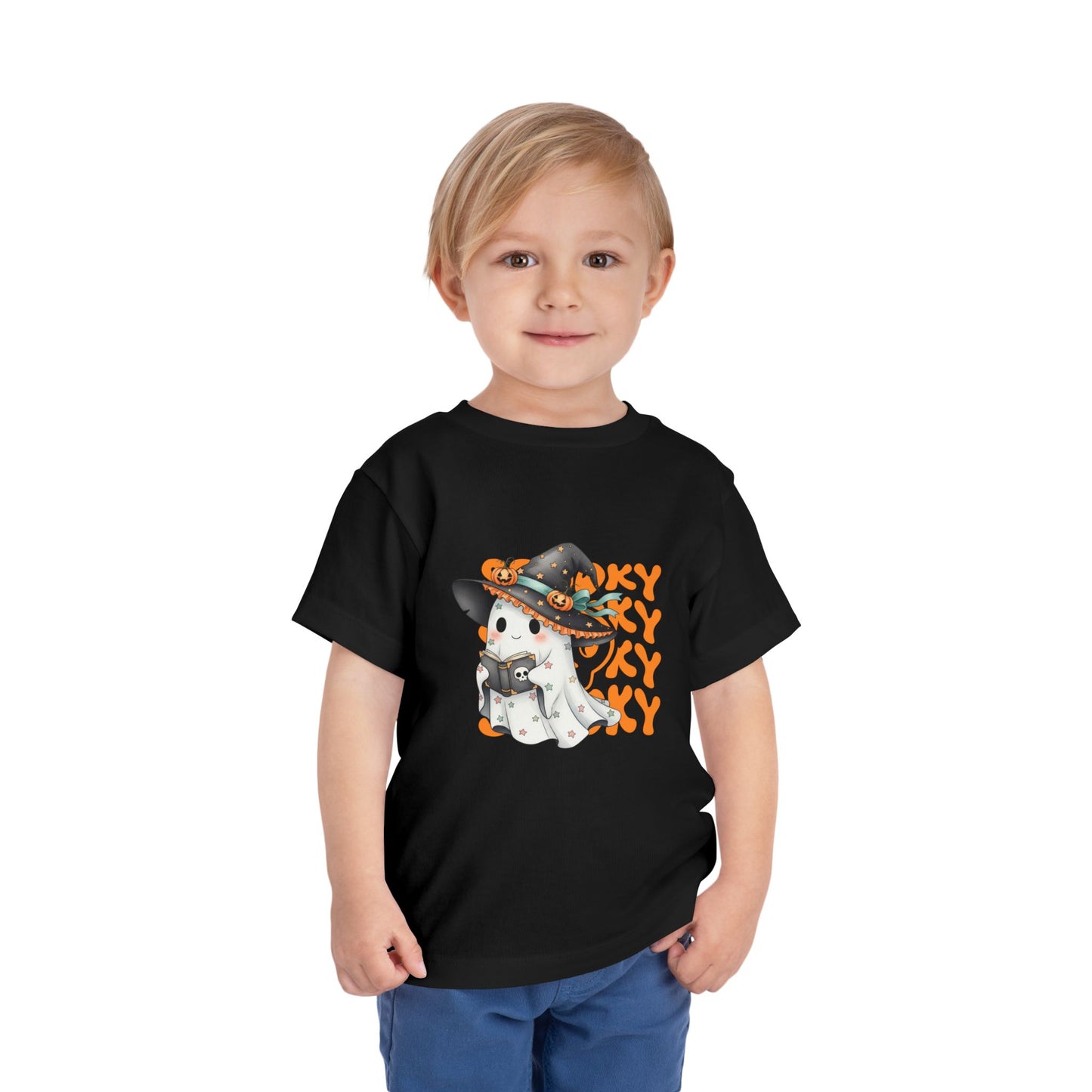 Spooky Ghost Toddler Tee, Halloween Kids Shirt, Cute Toddler Halloween Outfit, Ghost Costume Tee, Toddler Boy Girl Halloween Top