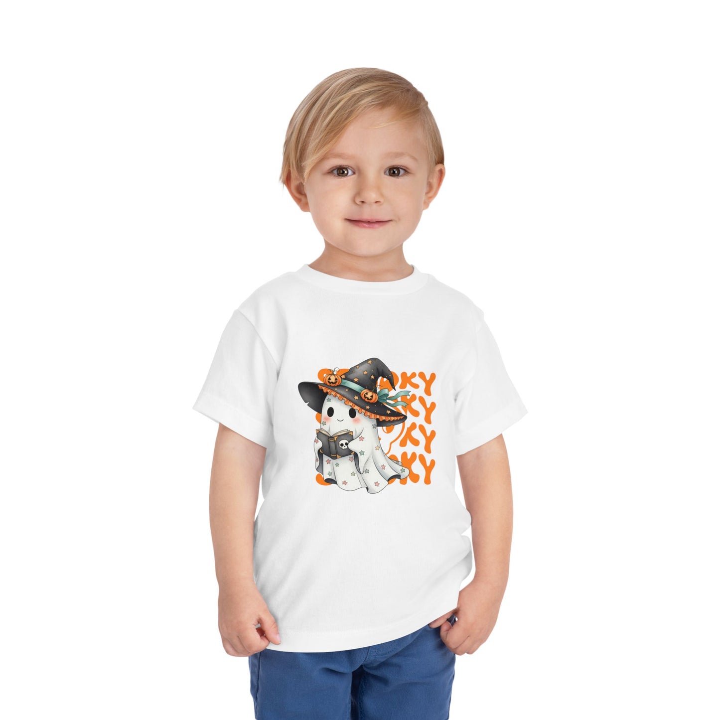 Spooky Ghost Toddler Tee, Halloween Kids Shirt, Cute Toddler Halloween Outfit, Ghost Costume Tee, Toddler Boy Girl Halloween Top