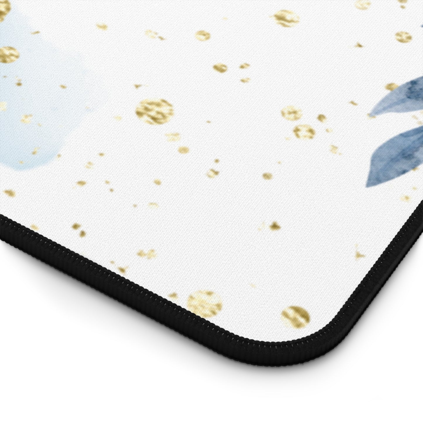 Personalized Desk Mat with Elegant Floral Design, Custom Mouse Pad, Office Decor, Gift for Her, Home Office Accessory
