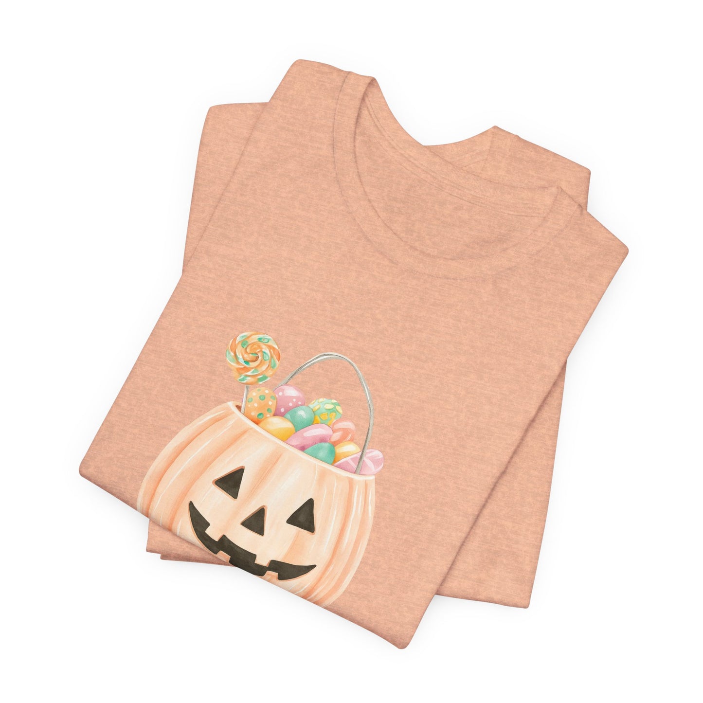 Halloween Trick or Treat T-Shirt, Unisex Graphic Tee, Fall Wardrobe Addition, Perfect for Halloween Parties, Spooky Season Wear