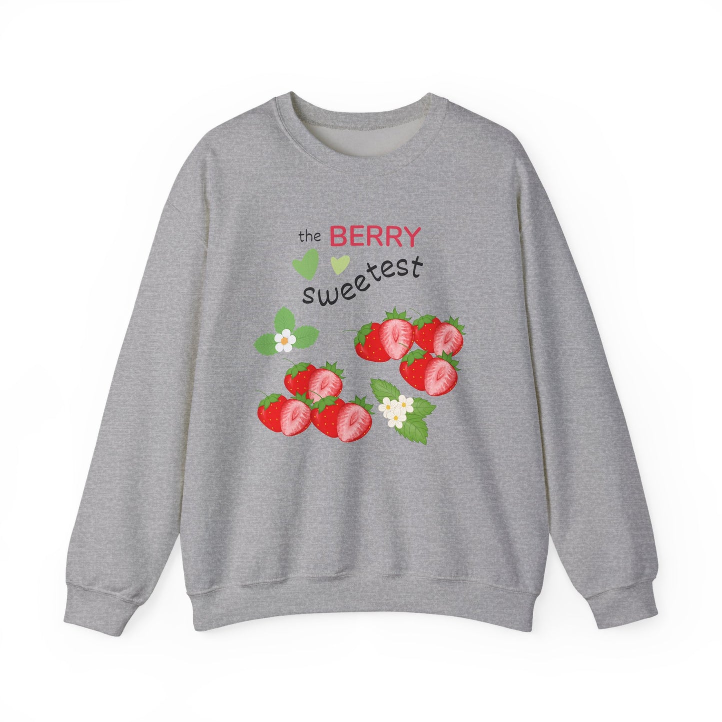 Berry Sweet Unisex Crewneck Sweatshirt - Cozy Gift, Perfect for Fall, Valentine's Day, Strawberry Lovers, Everyday Comfort
