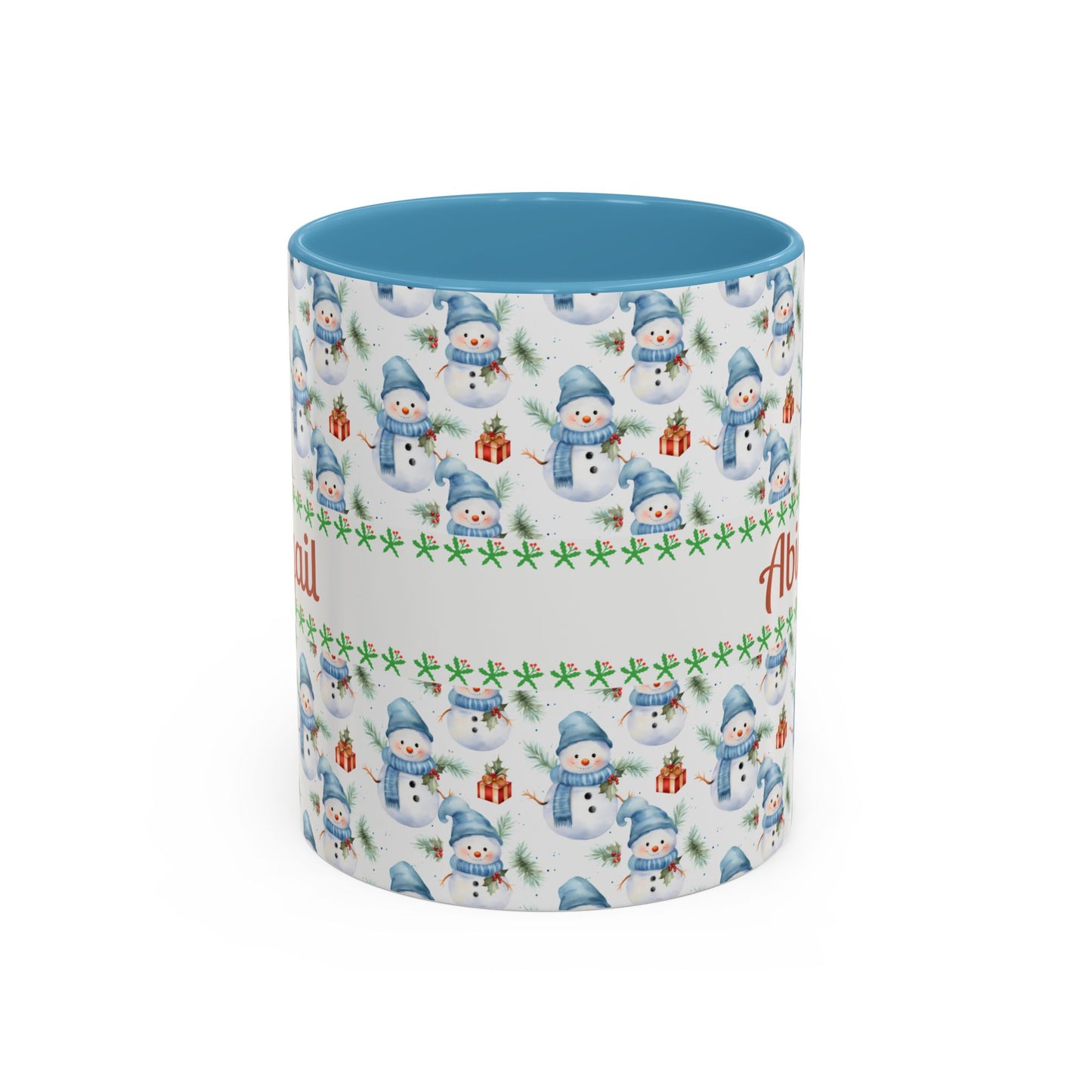 Festive Snowman Coffee Mug, Personalized Holiday Mug, Winter Decor, Gift for Her, Cute Coffee Cup